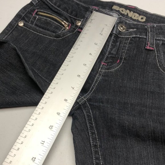 VINTAGE BONGO BLACKWASH SLIM STRAIGHT JEANS 7/29x32 😎 - Picture 7 of 13